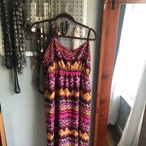 Maternity maxi dress